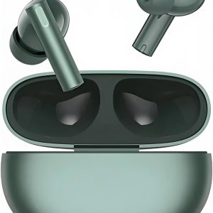 INFORISE Buds Air 6 Pro with 50dB ANC, 12.4mm Bass Driver, Hi-Res and 40 hours Playtime Bluetooth Headset (Green, True Wireless)